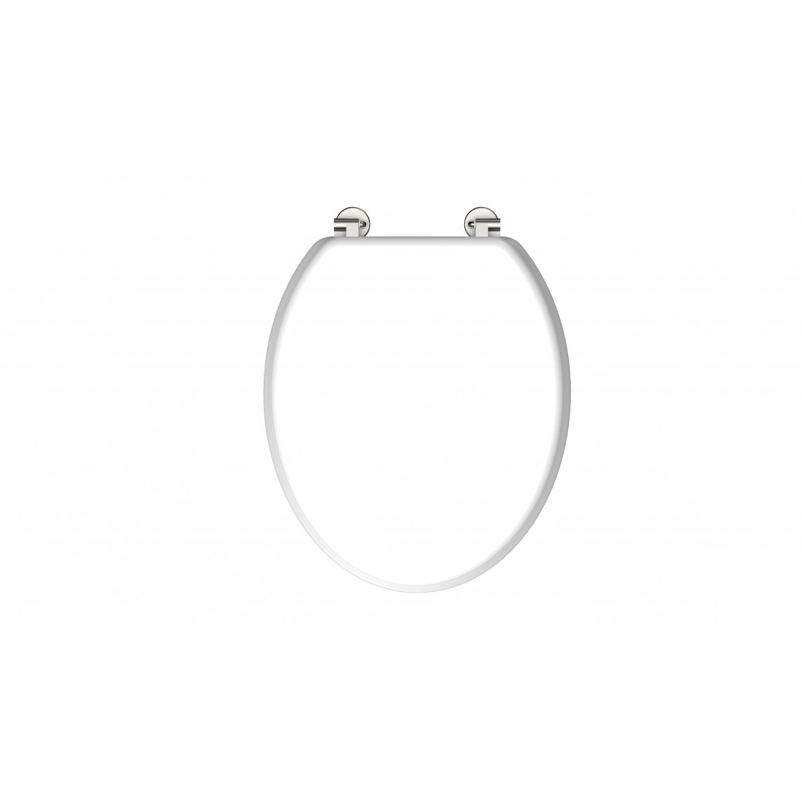 84000 abattant WC avec noyau en bois WHITE