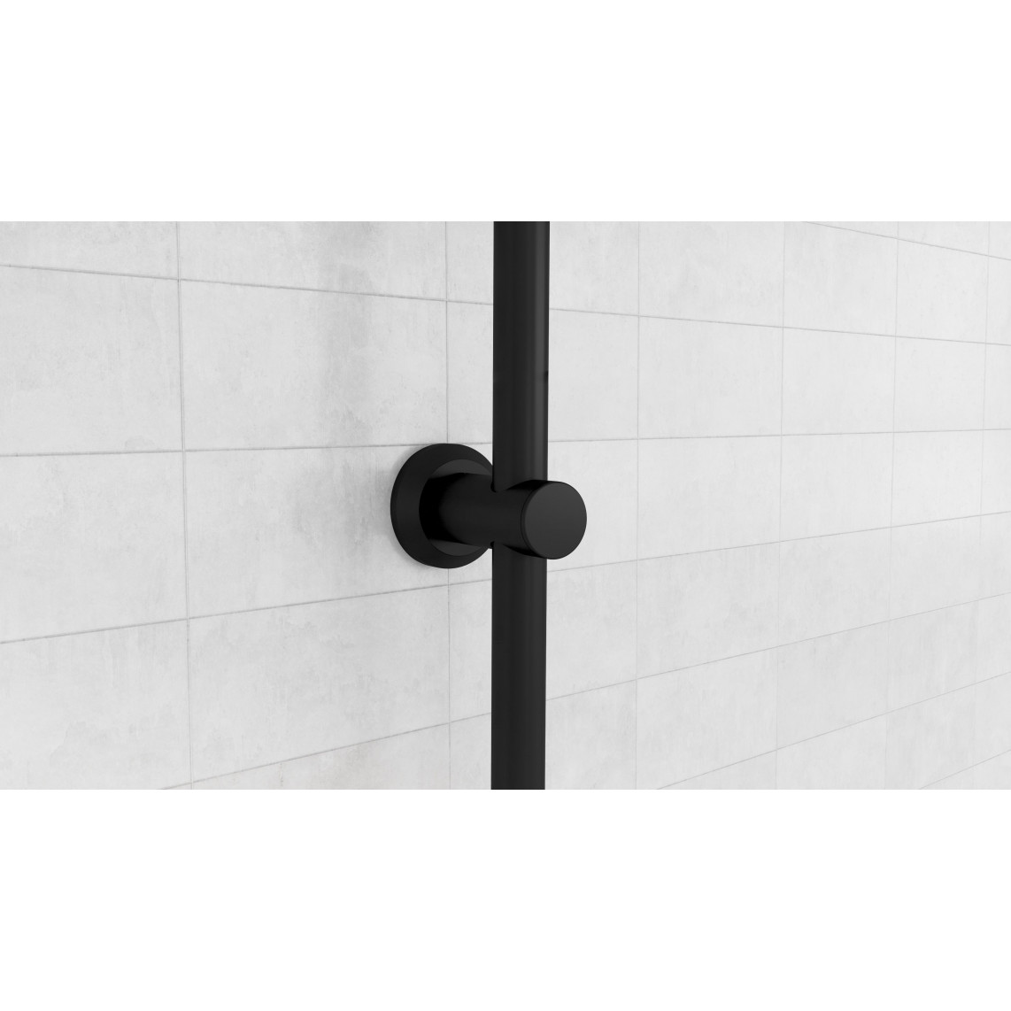DX12004BL EASY ENERGY Set douche de pluie, noir mat