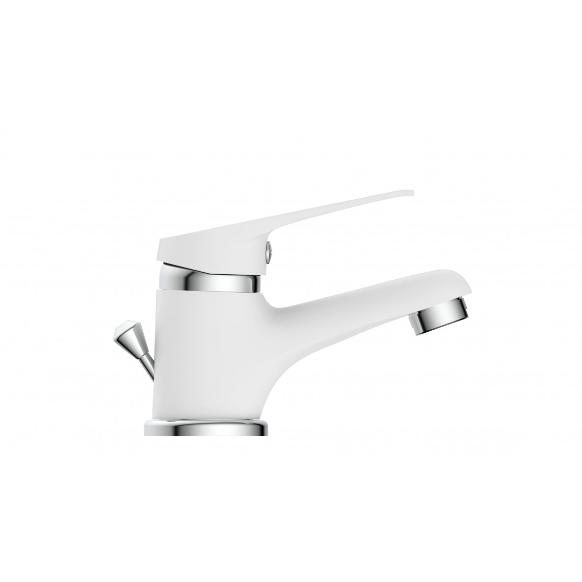 NI075SCR-W SPEED Mitigeur lavabo, blanc/chromé
