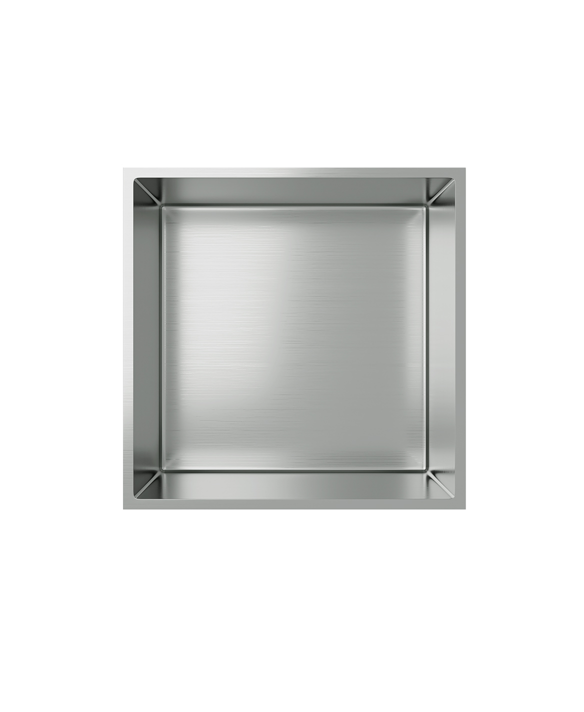 ALONI NICHE ENCASTRÉE (300X300X70MM) - ACIER INOXYDABLE BROSSE