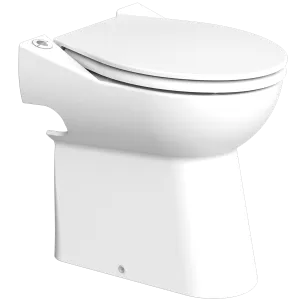 WC SUR PIED+SIEGE+BROYEUR SANICOMP.43 ECO BLANC