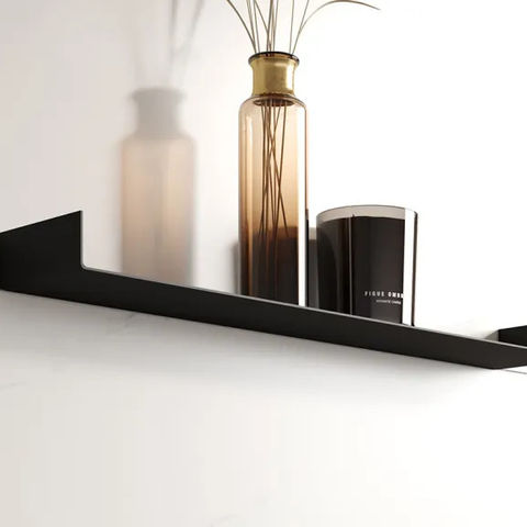 COLOUR SHELF LOOOX 10X80CM NOIR MAT