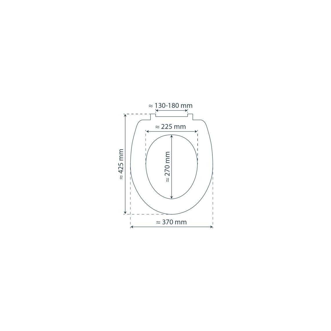 81001 abattant WC en bambou NATURAL BAMBOO