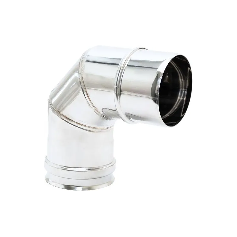 UNIFLOW COUDE 80MM 90° INOX
