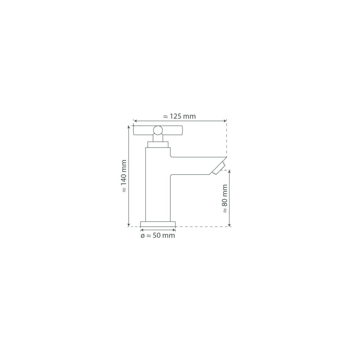 37956 MATAO robinet eau froide, chromé