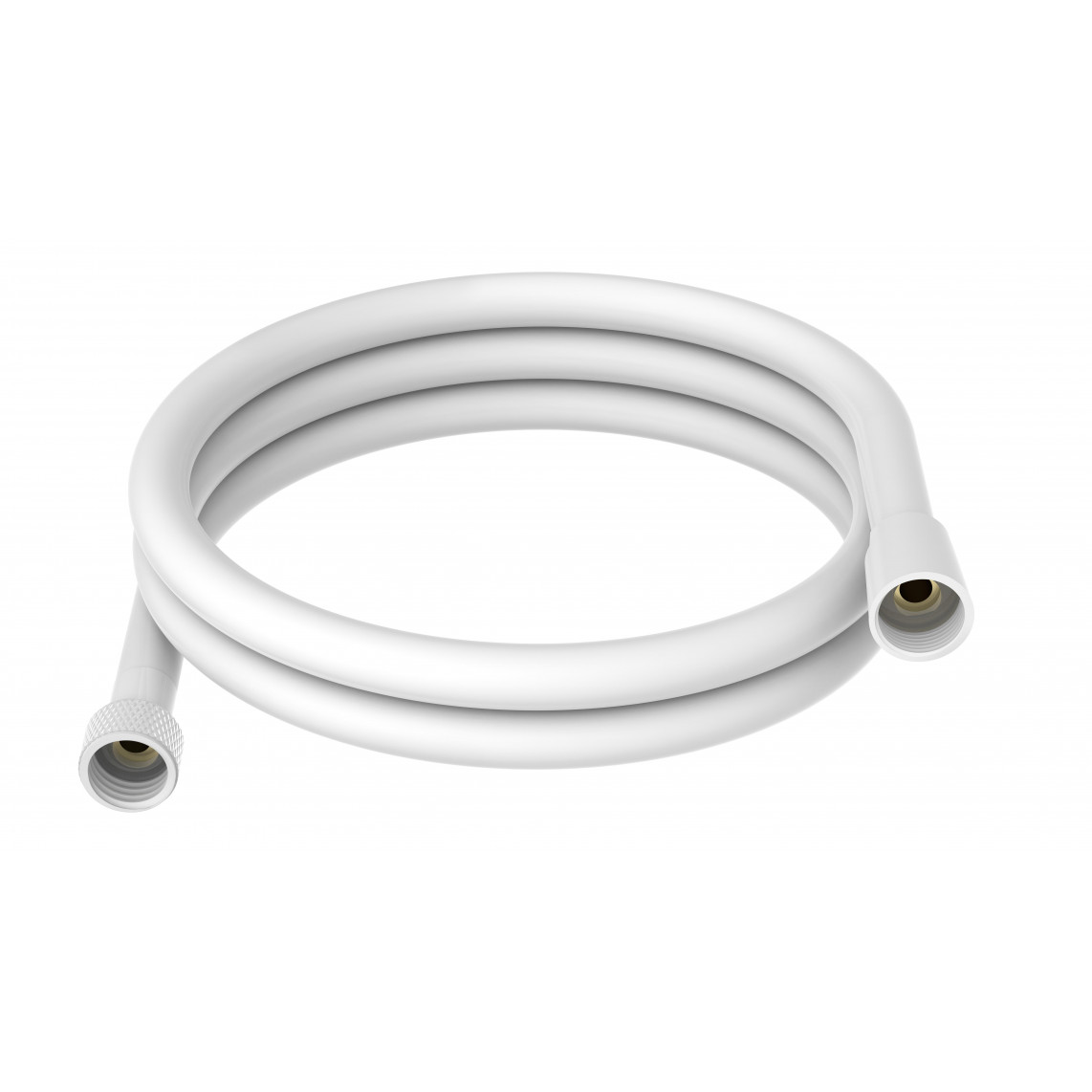 63878 Flexible de douche 150 cm, blanc mat