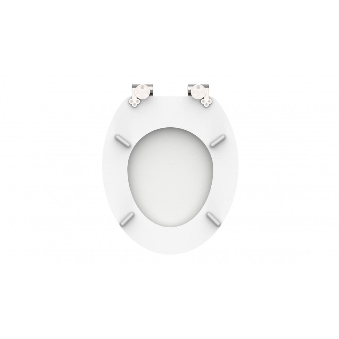 80101 abattant WC en MDF SPIRIT WHITE, avec frein de chute