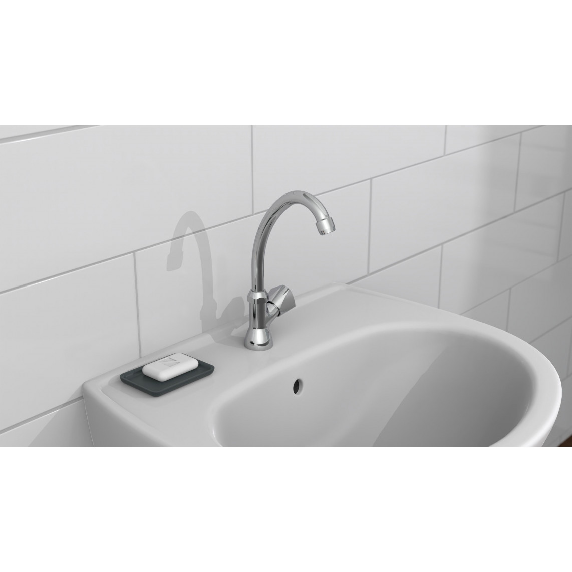 37970 CARNEO robinet eau froide pivotant, chromé