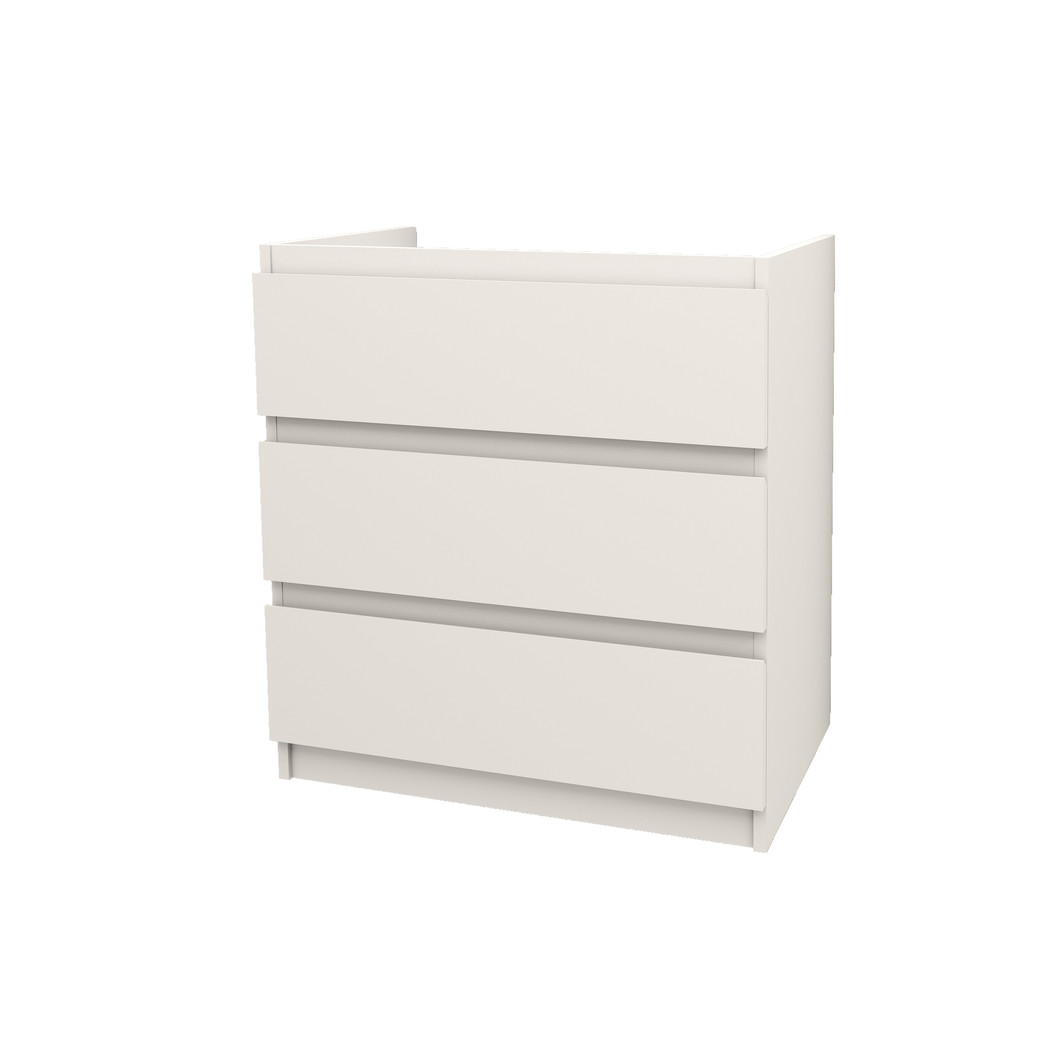 JUPITER MEUBLE SOUS-PLAN (80CM) - BLANC MAT