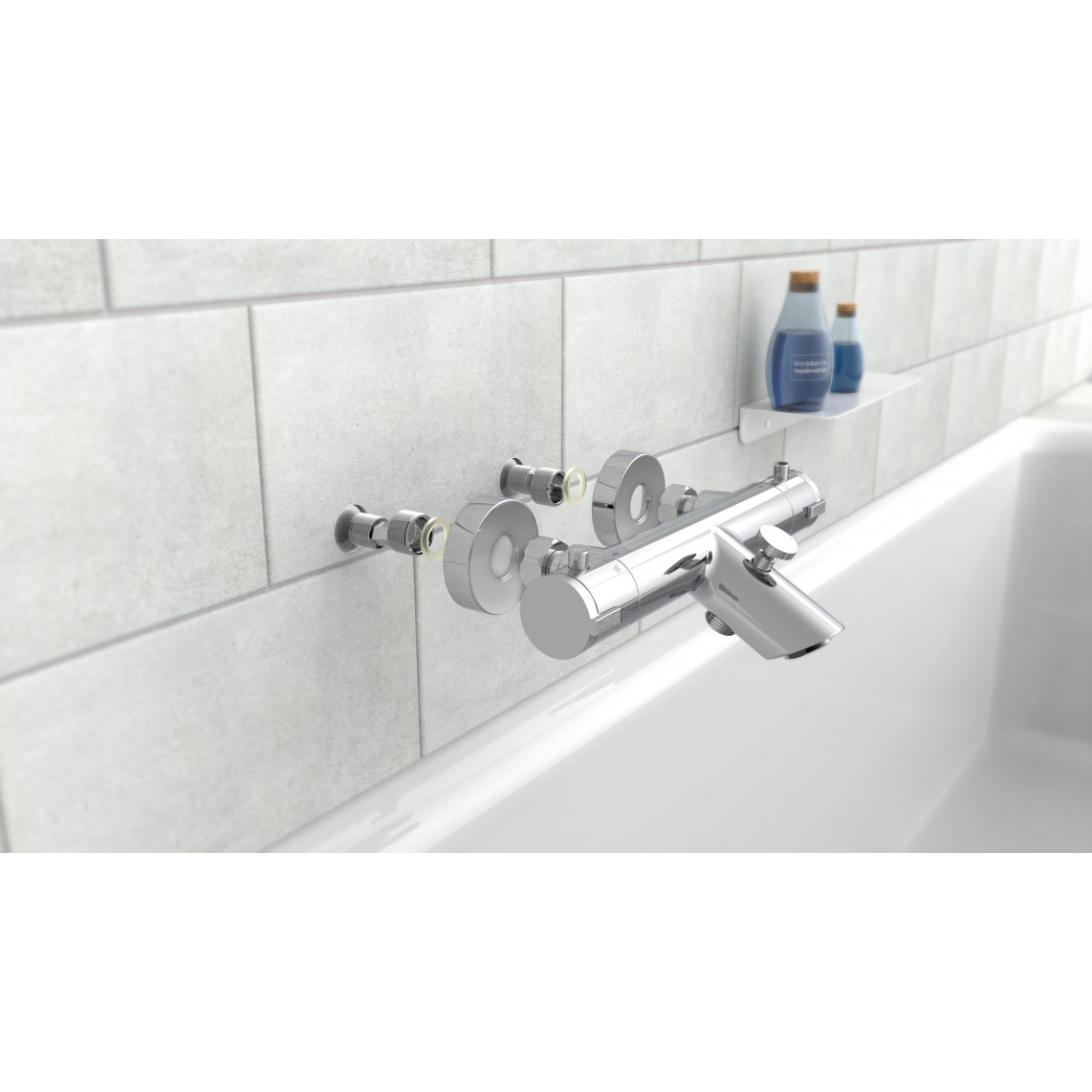 52470 LONDON Mitigeur thermostatique bain/douche, chromé