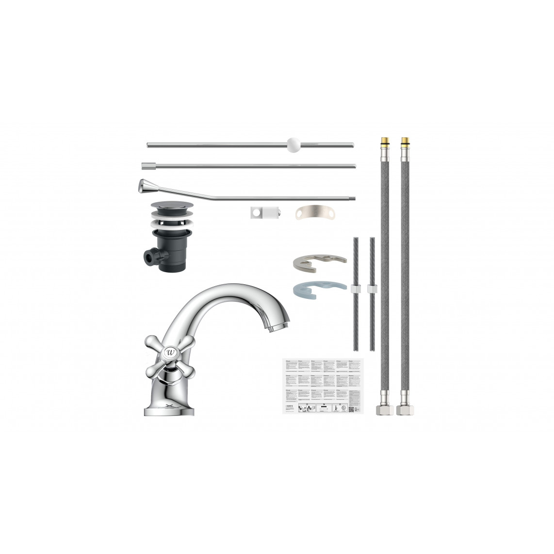 33510 ELK Mitigeur lavabo, chromé