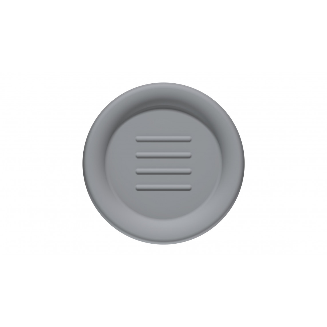 BA0622 Porte-savon, Gris clair mat