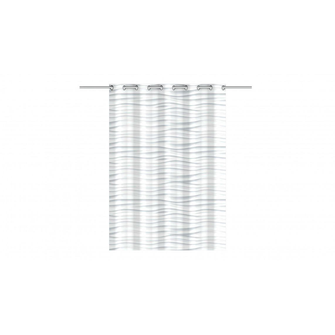 BA0401 rideau de douche, White Wave
