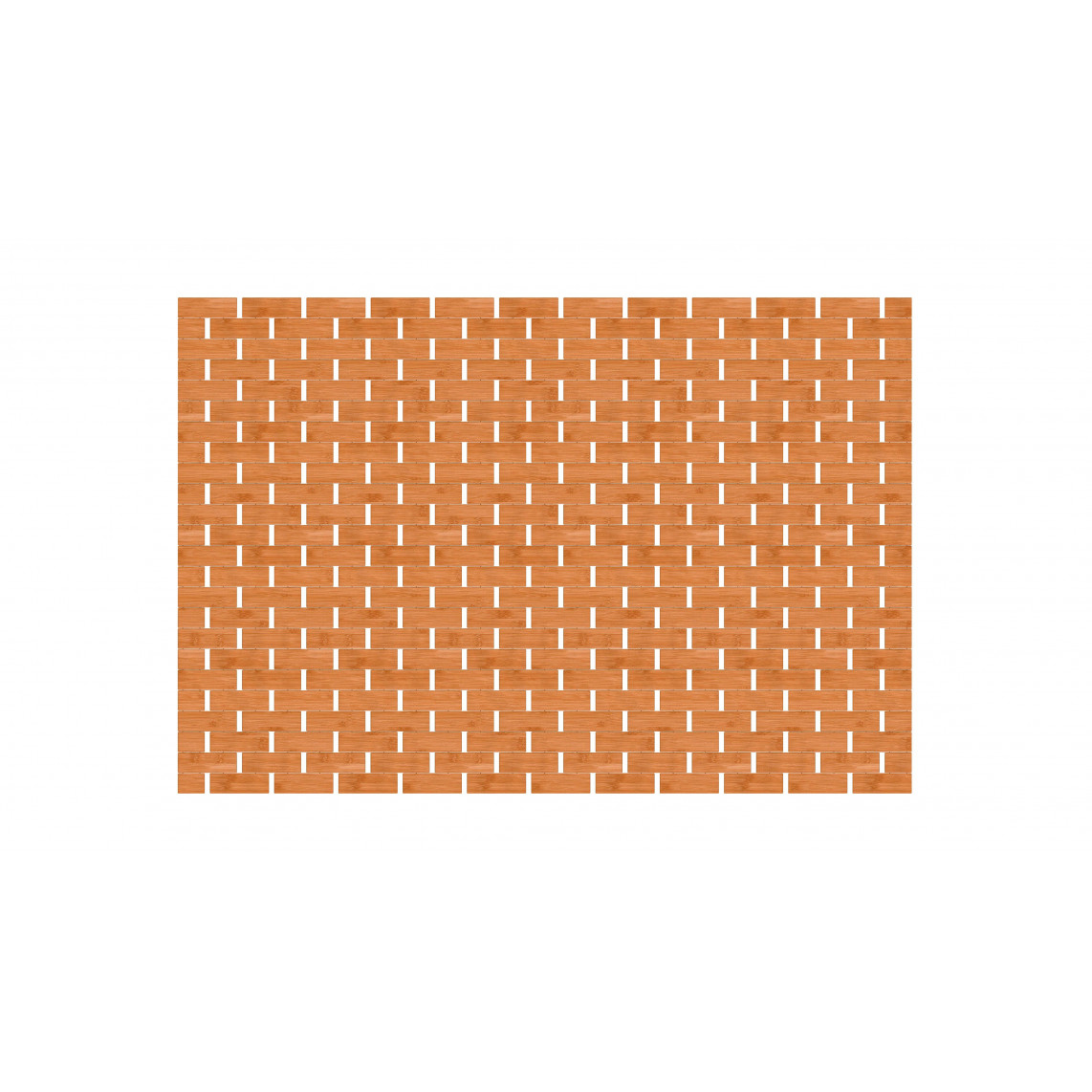 TE-BA02 Bambou tapis de bain, 500 x 700 mm
