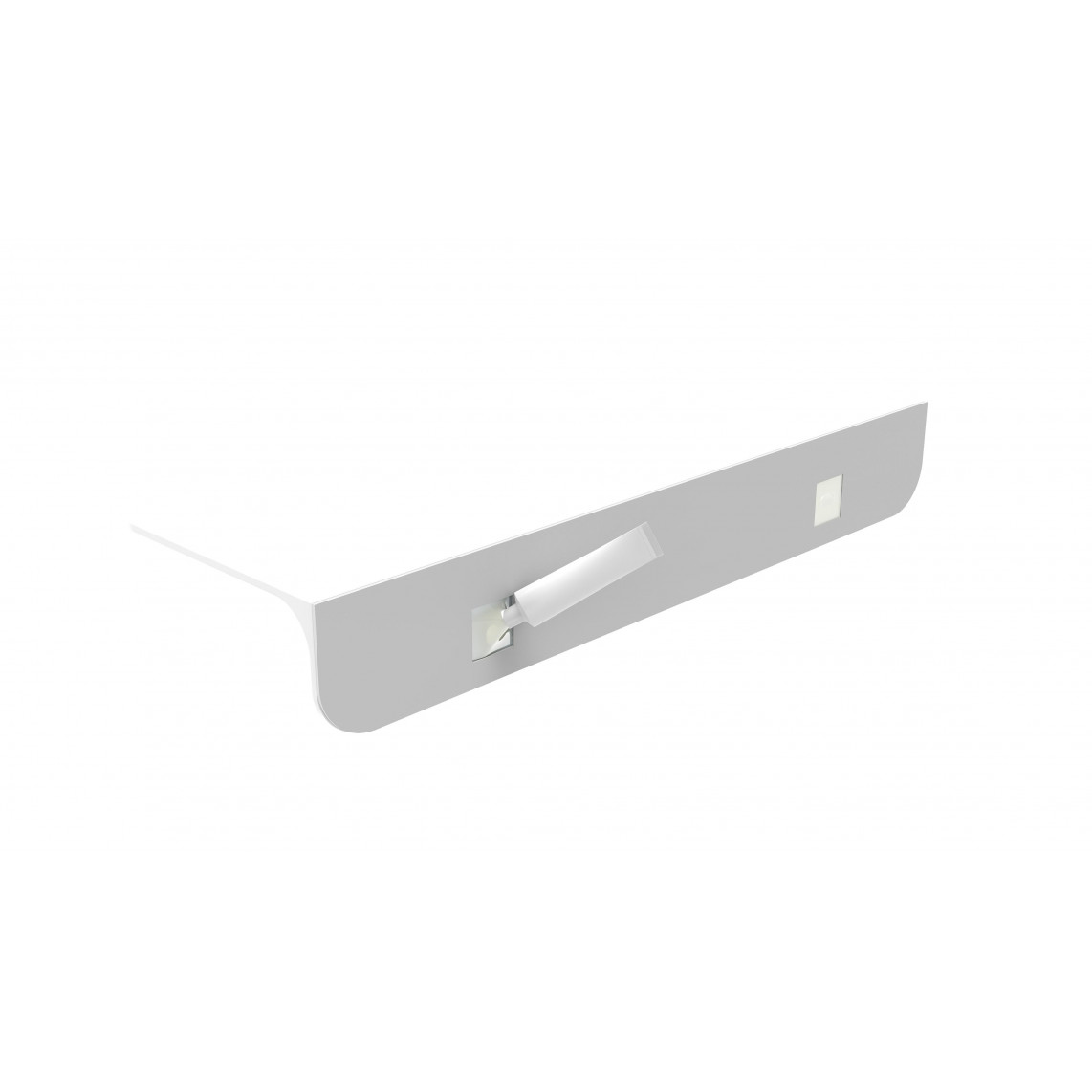 BA0950 Tablette de douche, blanc, à coller