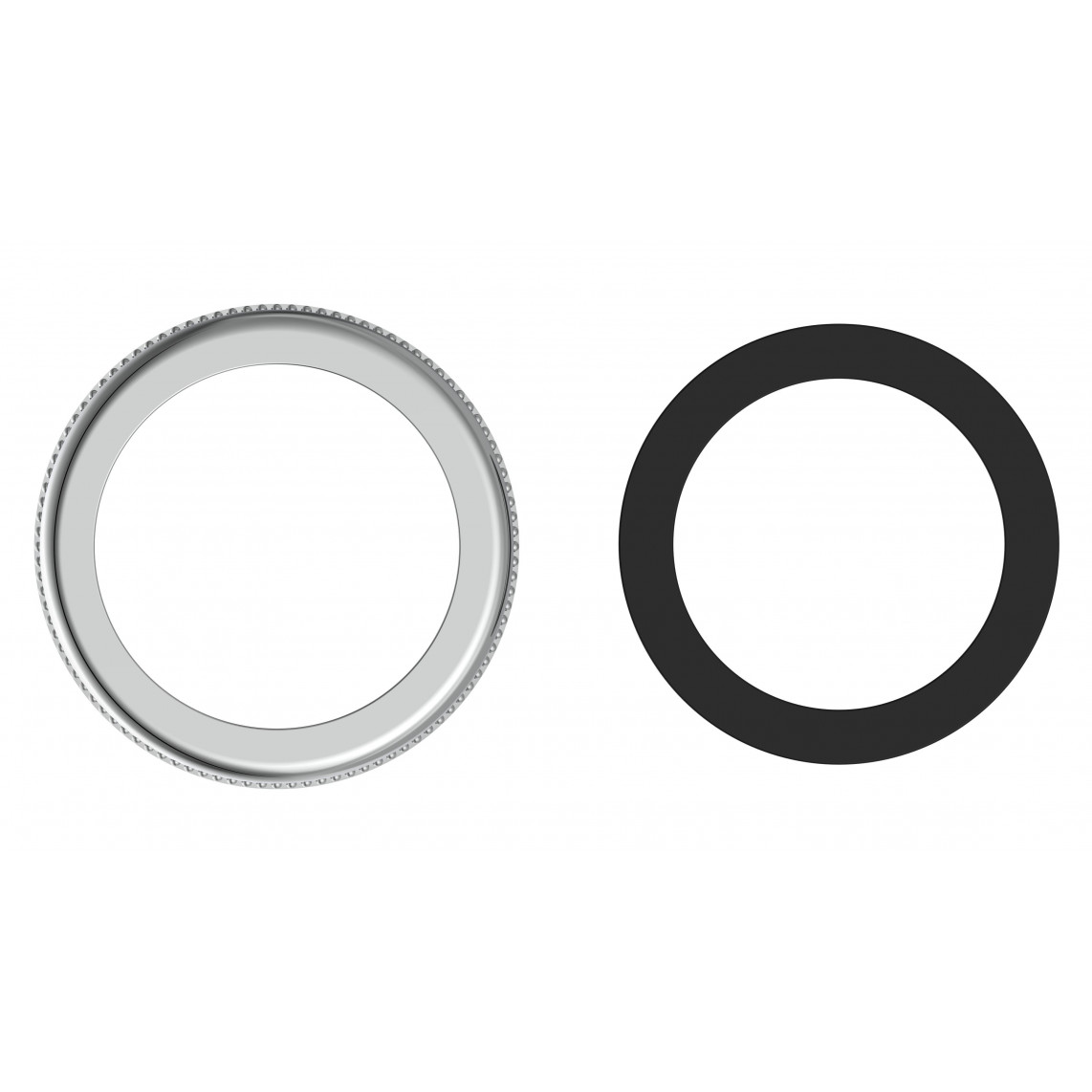 988012148 écrou moleté, chromé, 1 1/4", avec joint