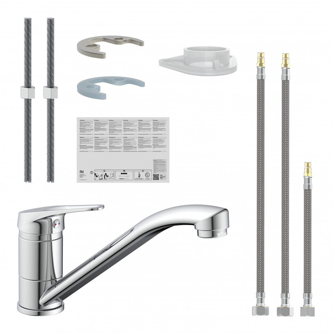 NI182SCR-LP SPEED Mitigeur évier basse pression, chromé