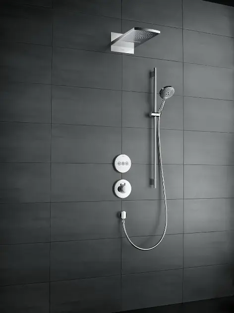 DOUCHE DE TETE RAINDANCE RAINFALL 180 AIR 2JET HG MURAL CHROME