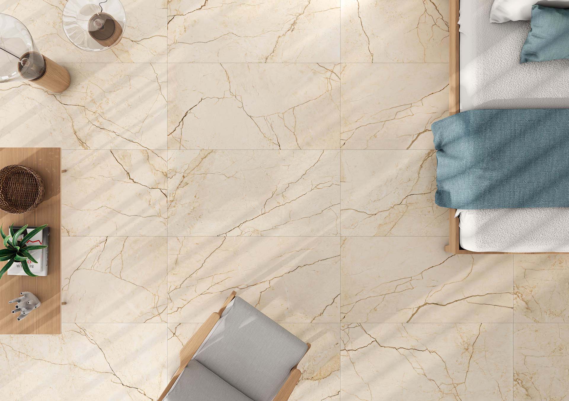 AVORIO CREAM MATT 100X100 REC