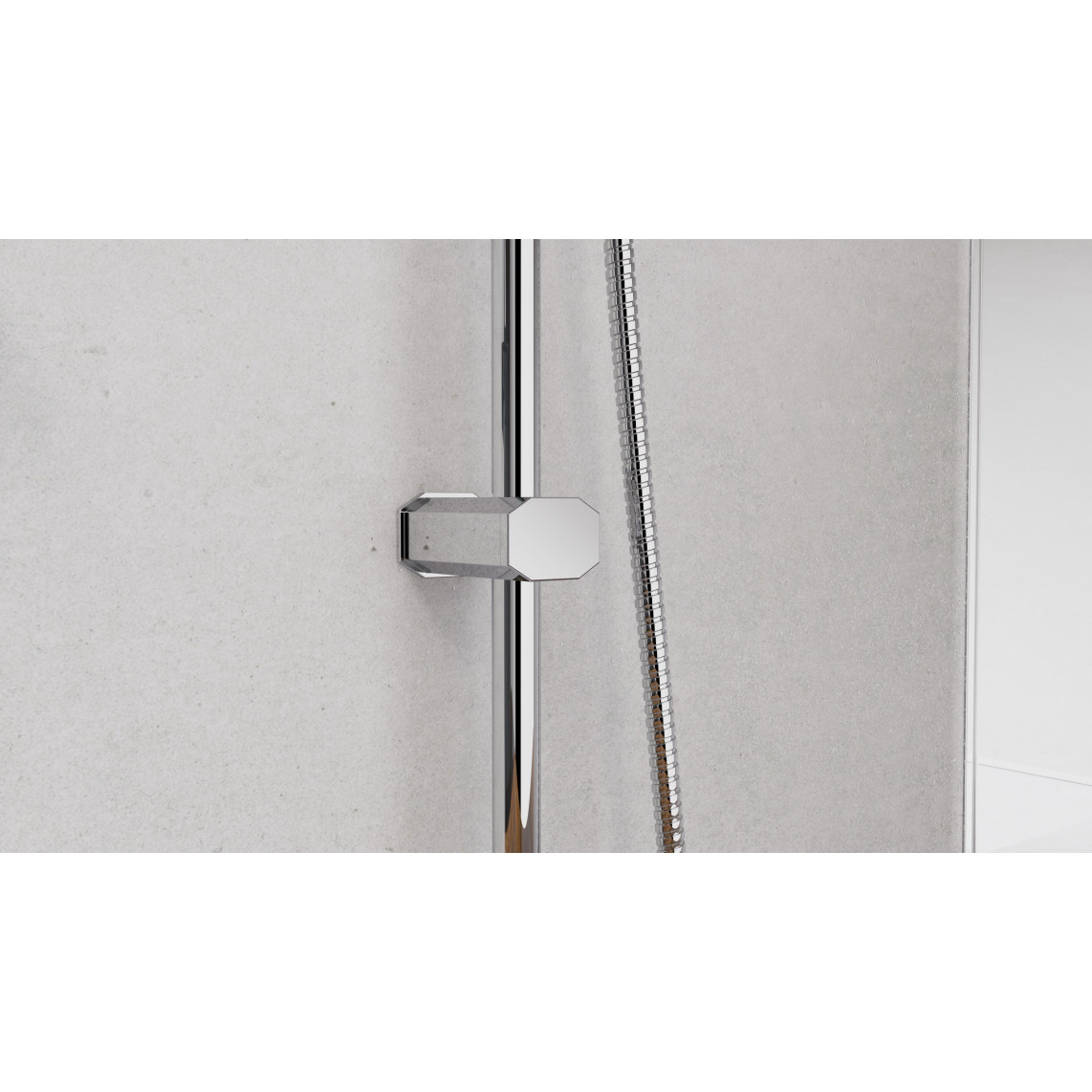 60090 TOKYO Set douche de pluie, chromé