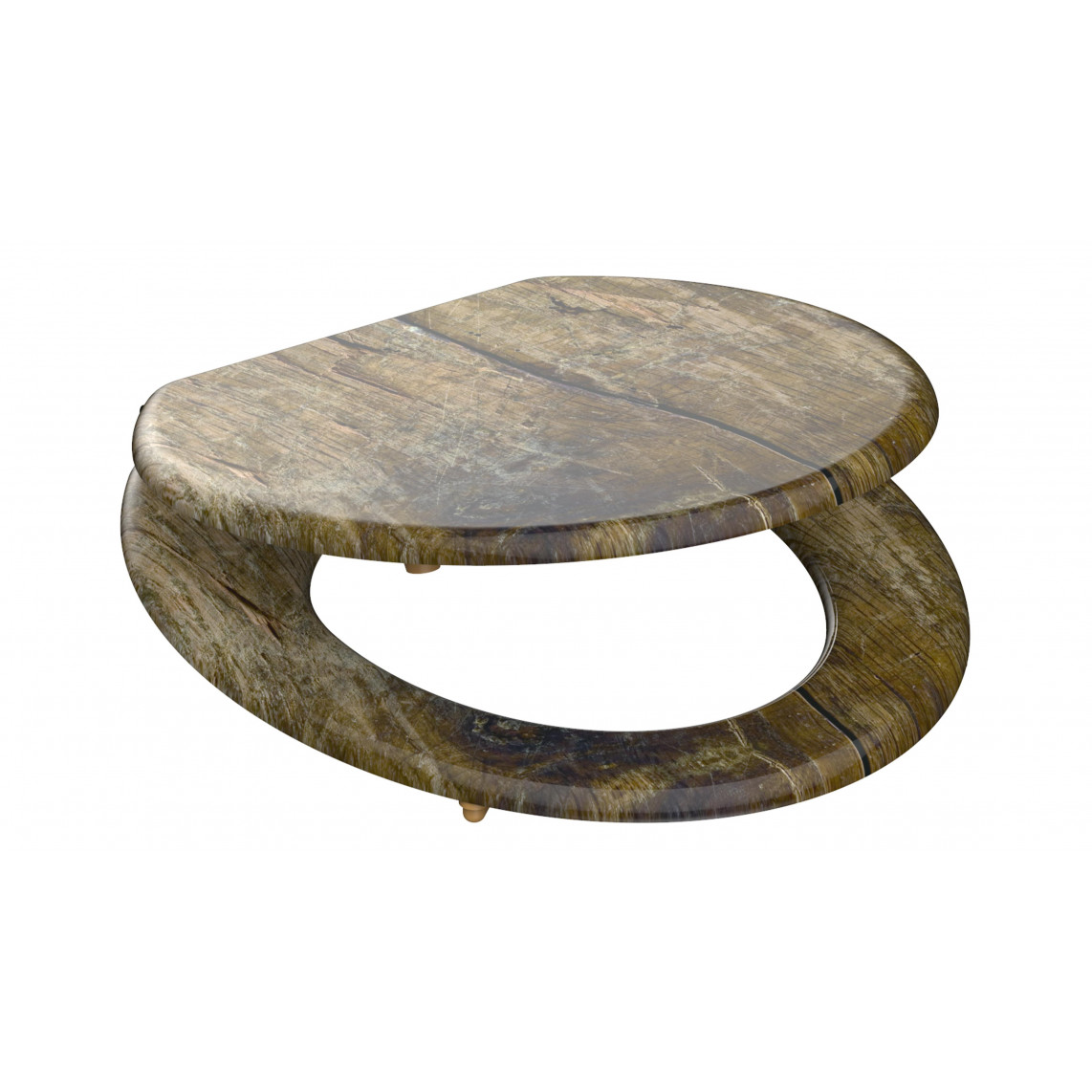 80024 abattant WC en MDF SOLID WOOD