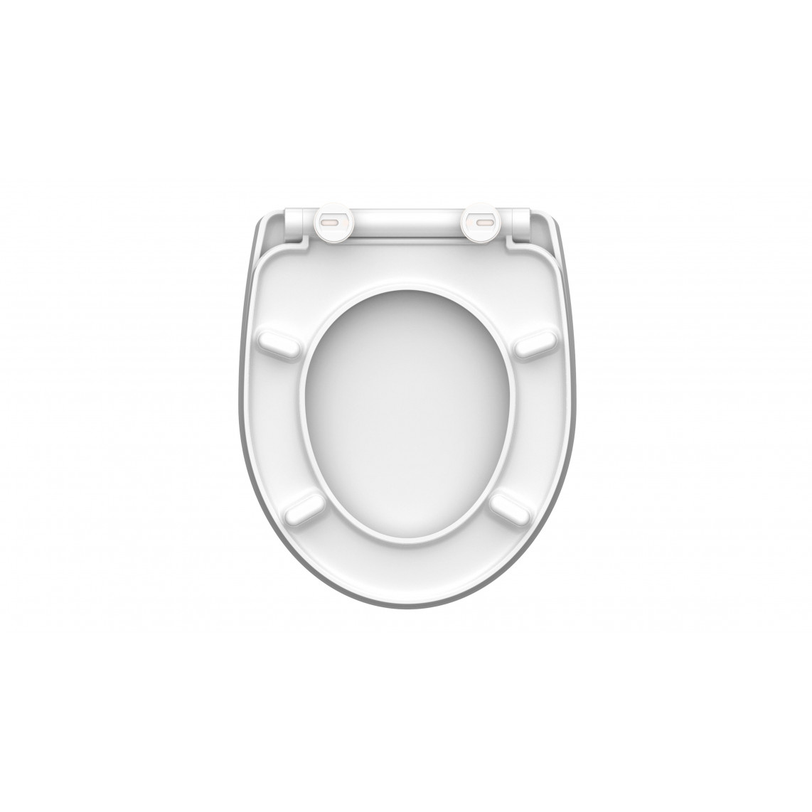 82583 abattant WC en Duroplast HG RAINDROP, avec frein de chute et déclipsable