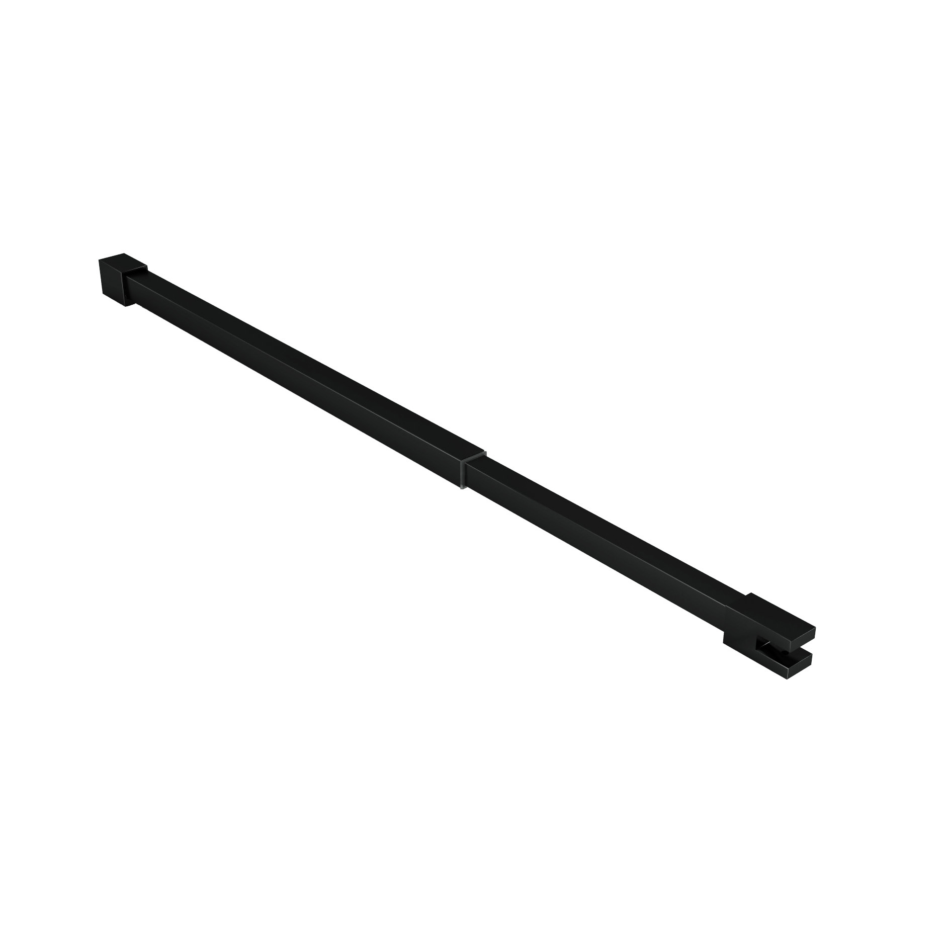 ALONI SUPPORT PLAFOND - RÉGLABLE - 43-80 CM - NOIR MAT