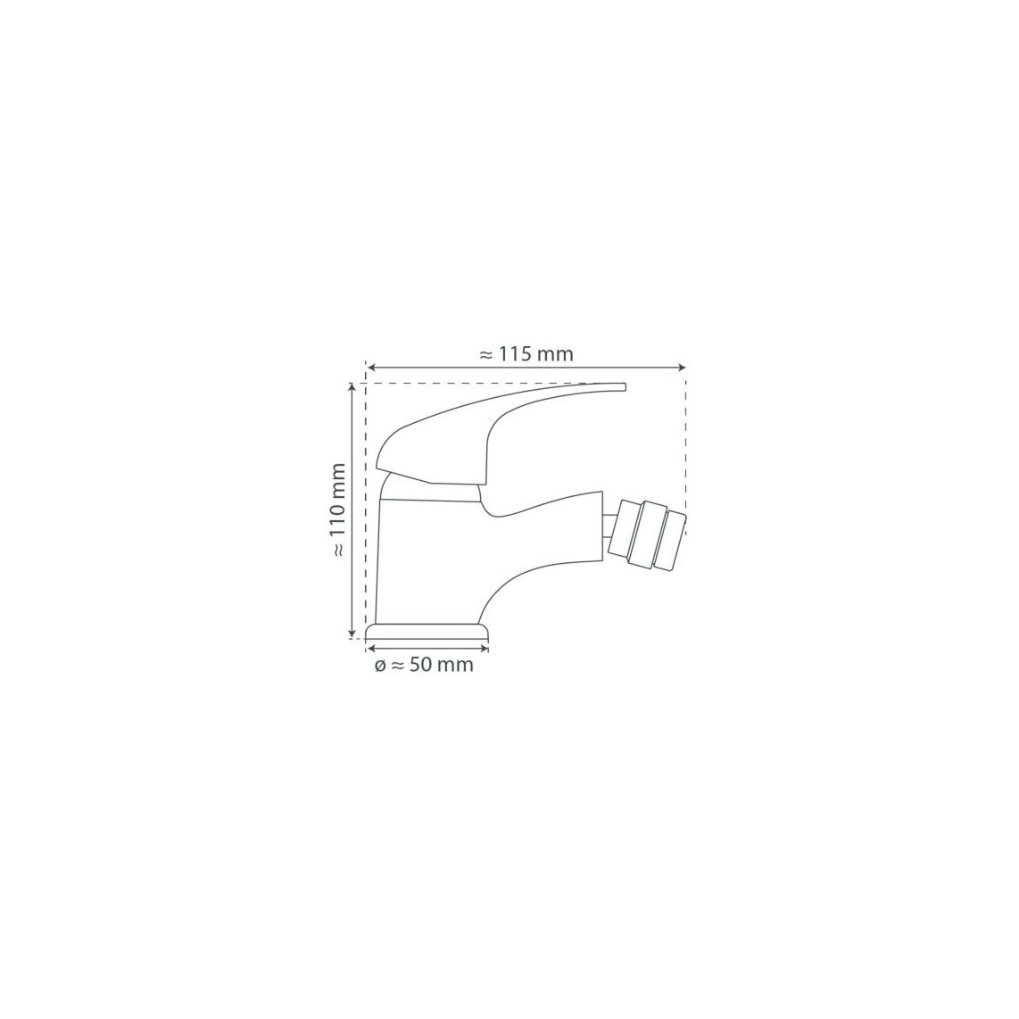 41200 ATHOS PLUS Mitigeur bidet, chromé