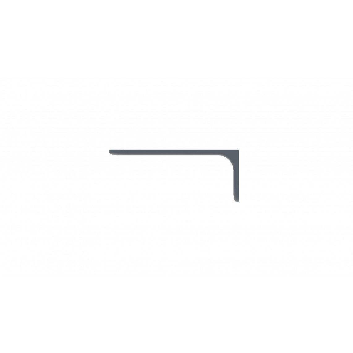 BA0954 Tablette de douche, Anthracite, à coller