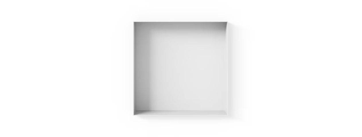 COLOUR BOX LOOOX 30X30X10CM BLANC