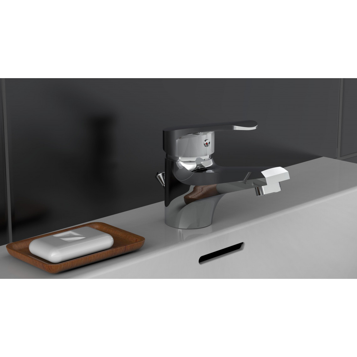 36510 TESSA Mitigeur lavabo, chromé