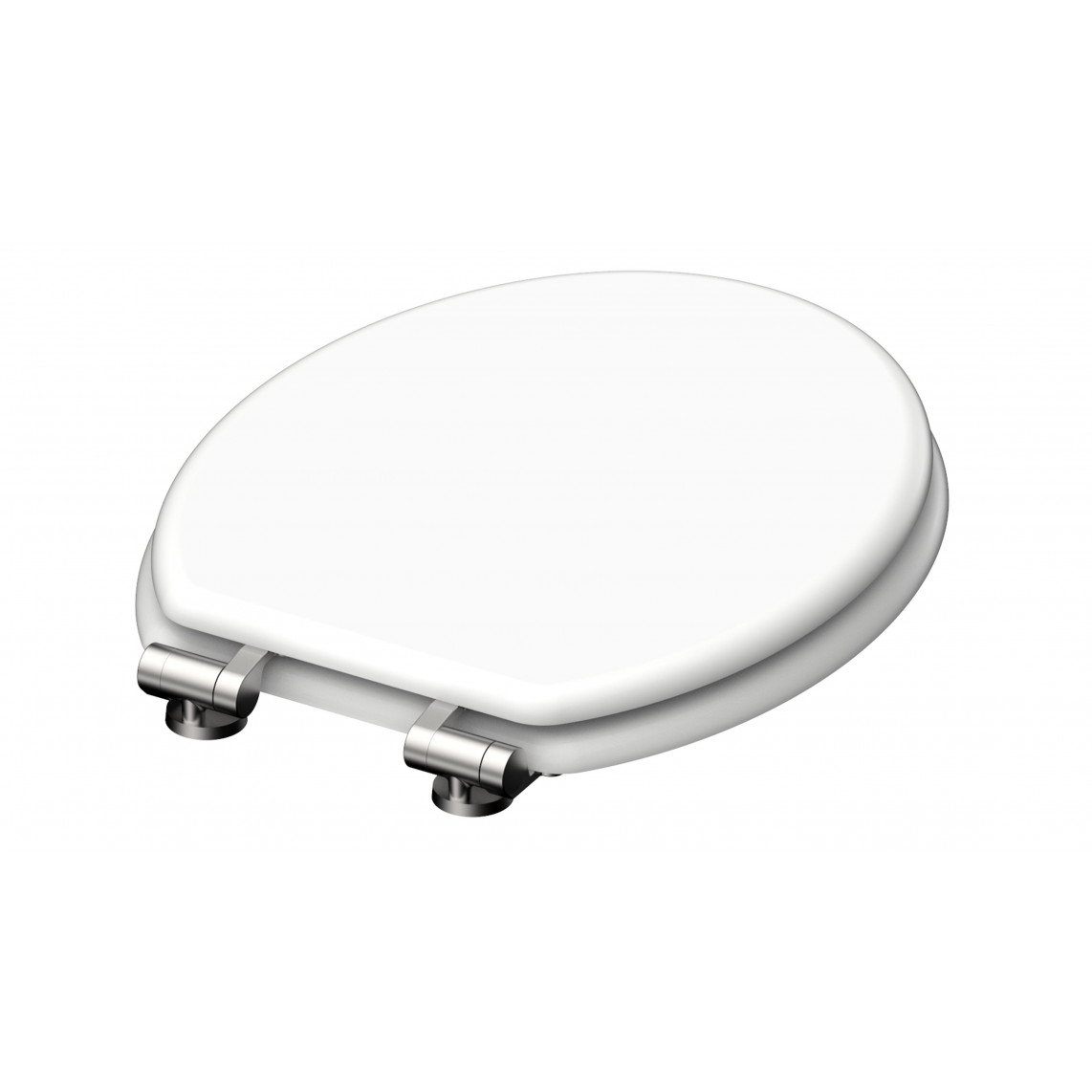80101 abattant WC en MDF SPIRIT WHITE, avec frein de chute