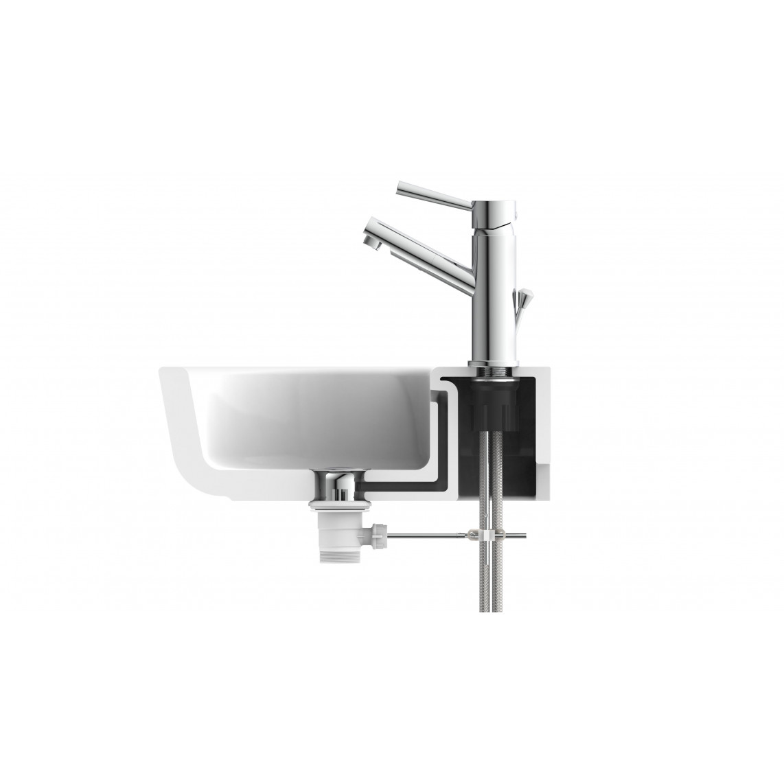 79110 CORNWALL Mitigeur lavabo, chromé
