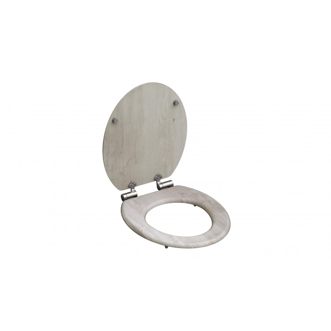 80192 abattant WC en MDF LIGHT WOOD, avec frein de chute