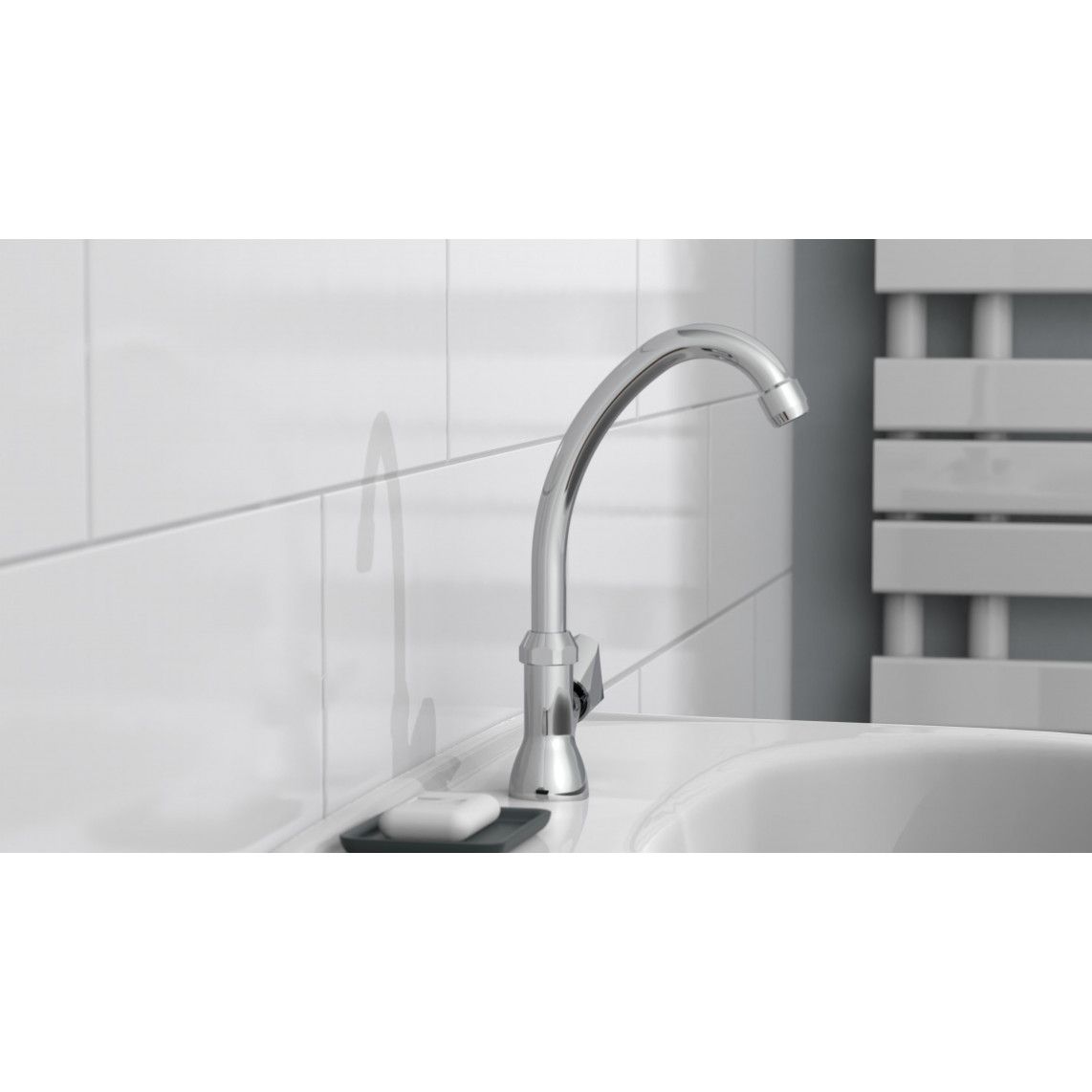 37970 CARNEO robinet eau froide pivotant, chromé