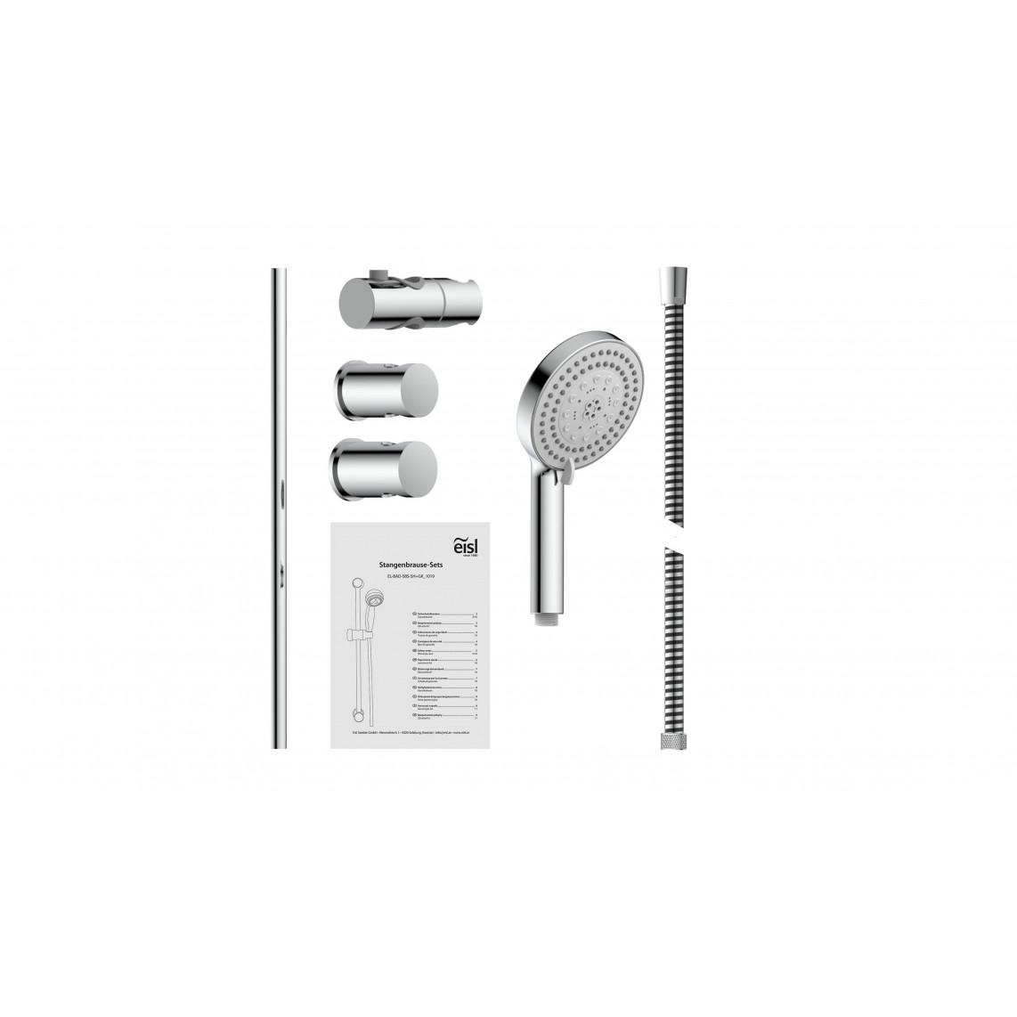 DX5082CSB PARMA Set barre de douche, chromé