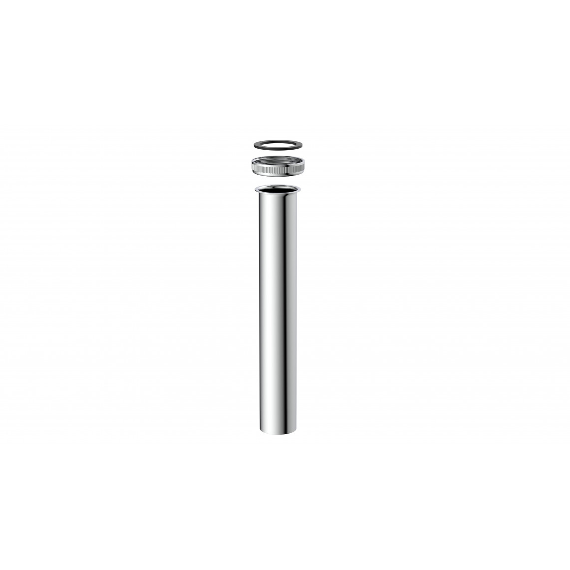 98848018 tube plongeur, chromé, 1 1/4" x 32 mm x 200 mm, pour siphon