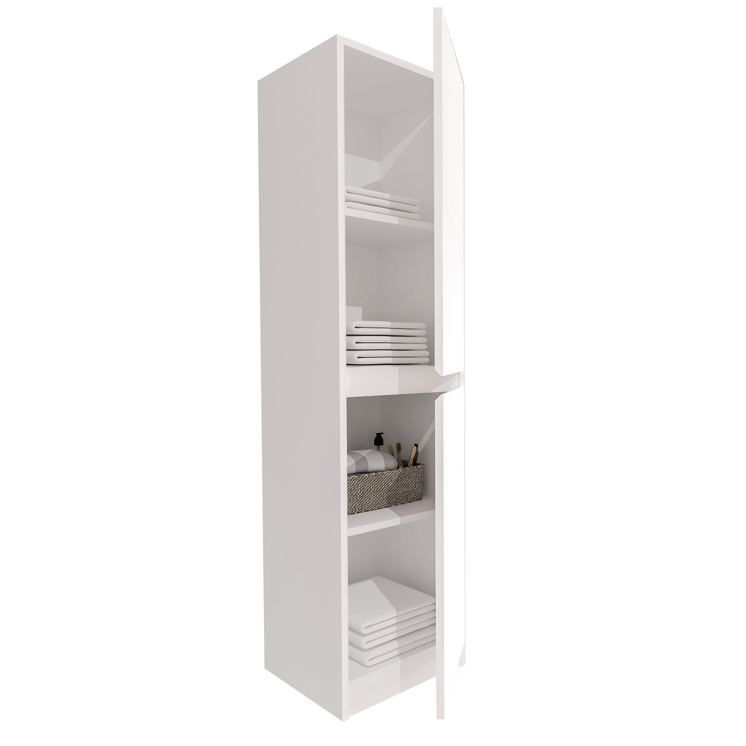 JUPITER MEUBLE COLONNE (160CM) - BLANC MAT