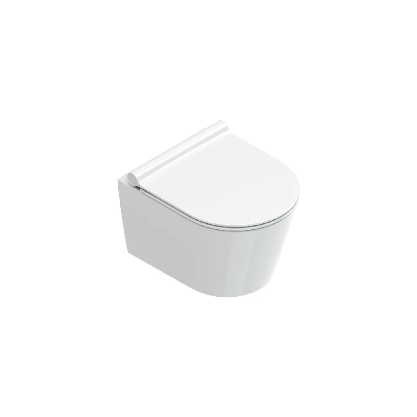 WC SUSPENDU ZERO 46 COMPACT CATALANO SILENTECH CATAGLAZE+ BLANC