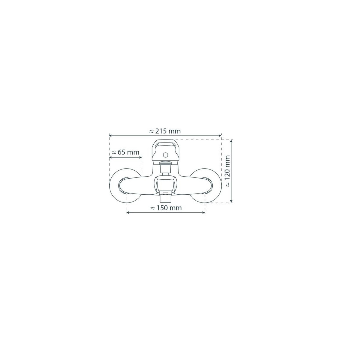 35030 BATONI Mitigeur bain/douche, chromé