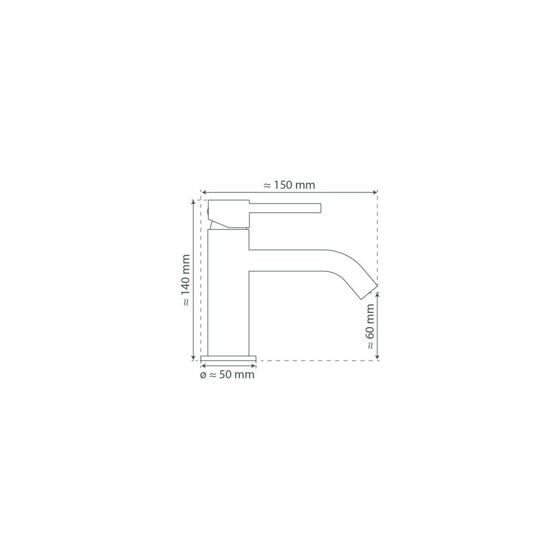 37955 ARAGON robinet eau froide, chromé