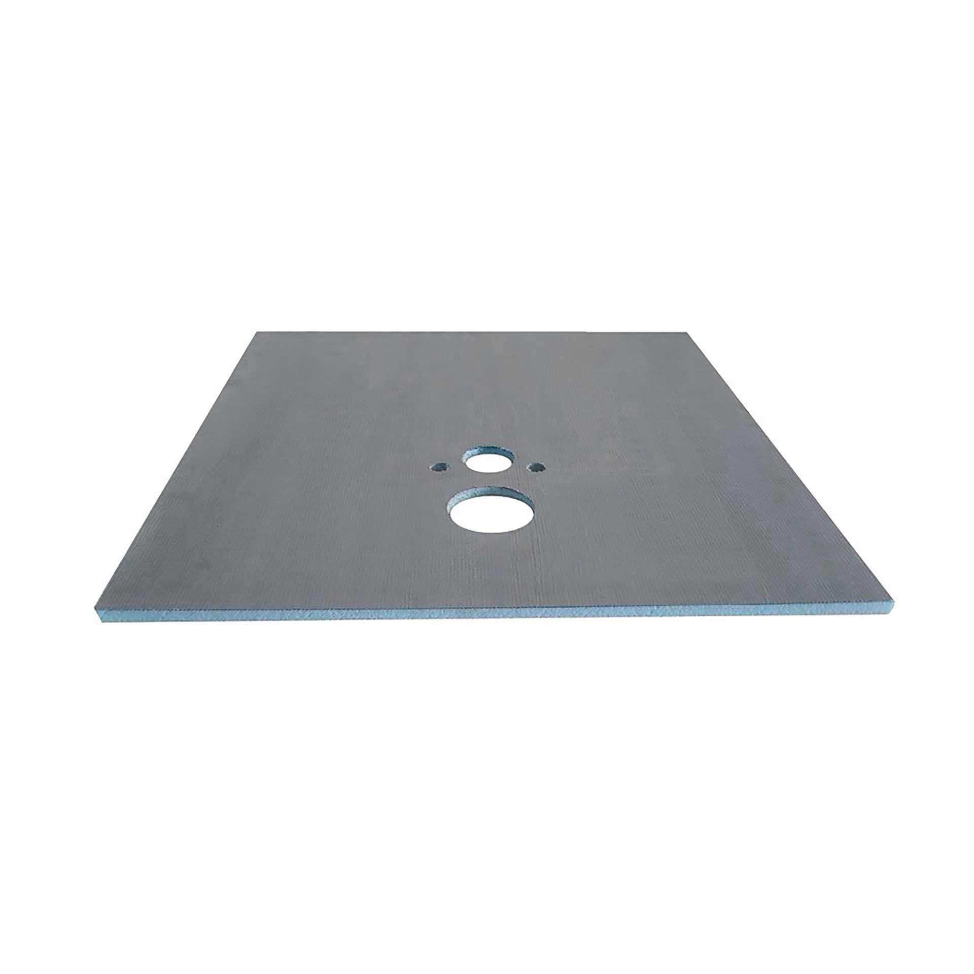 PLAQUE DE CONSTRUCTION ET D'ISOLATION WC SUSPENDU - ETANCHE - XPS - 1200X1300X20MM - GRISE