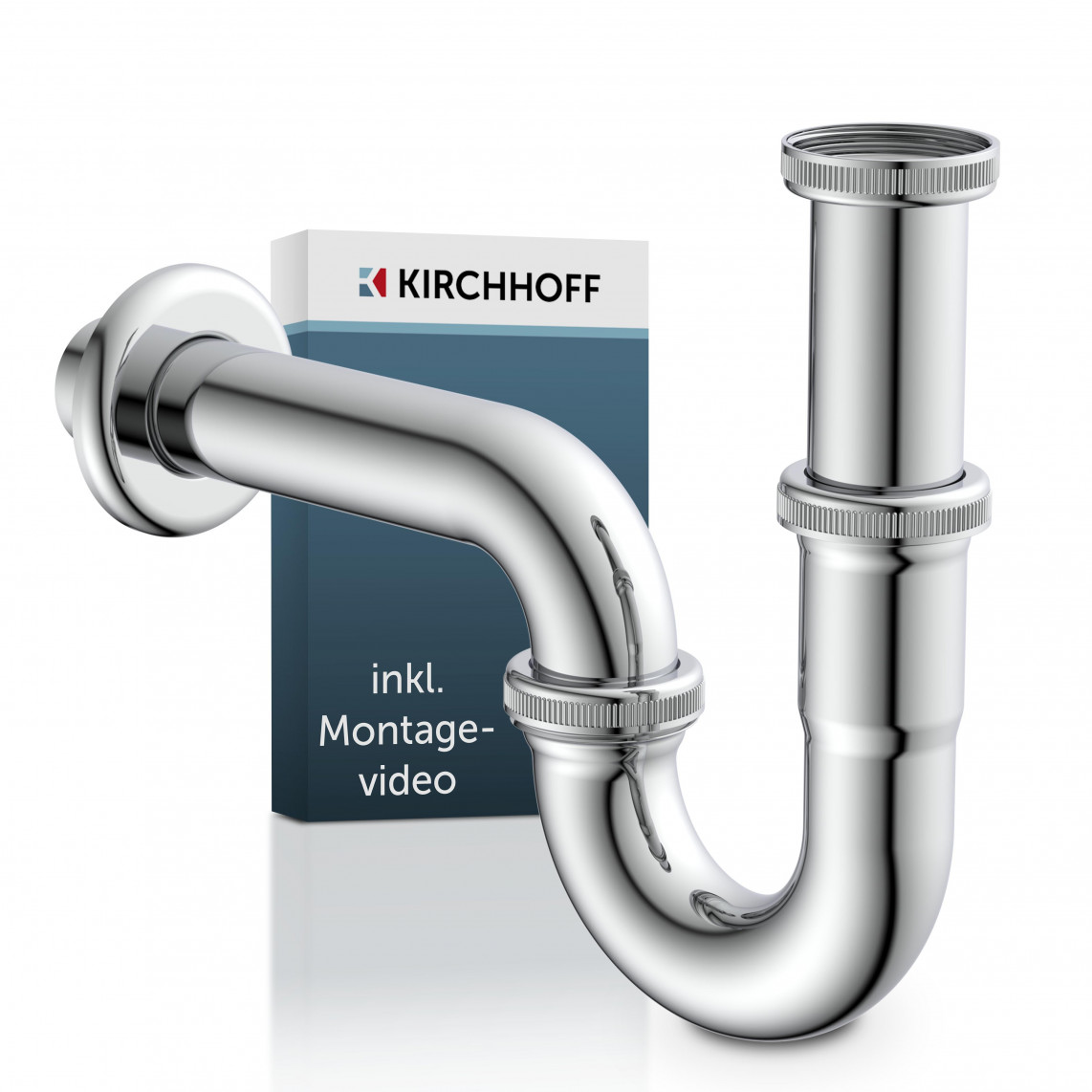 98801110 siphon tubulaire, chromé, 1 1/4" x 32 mm
