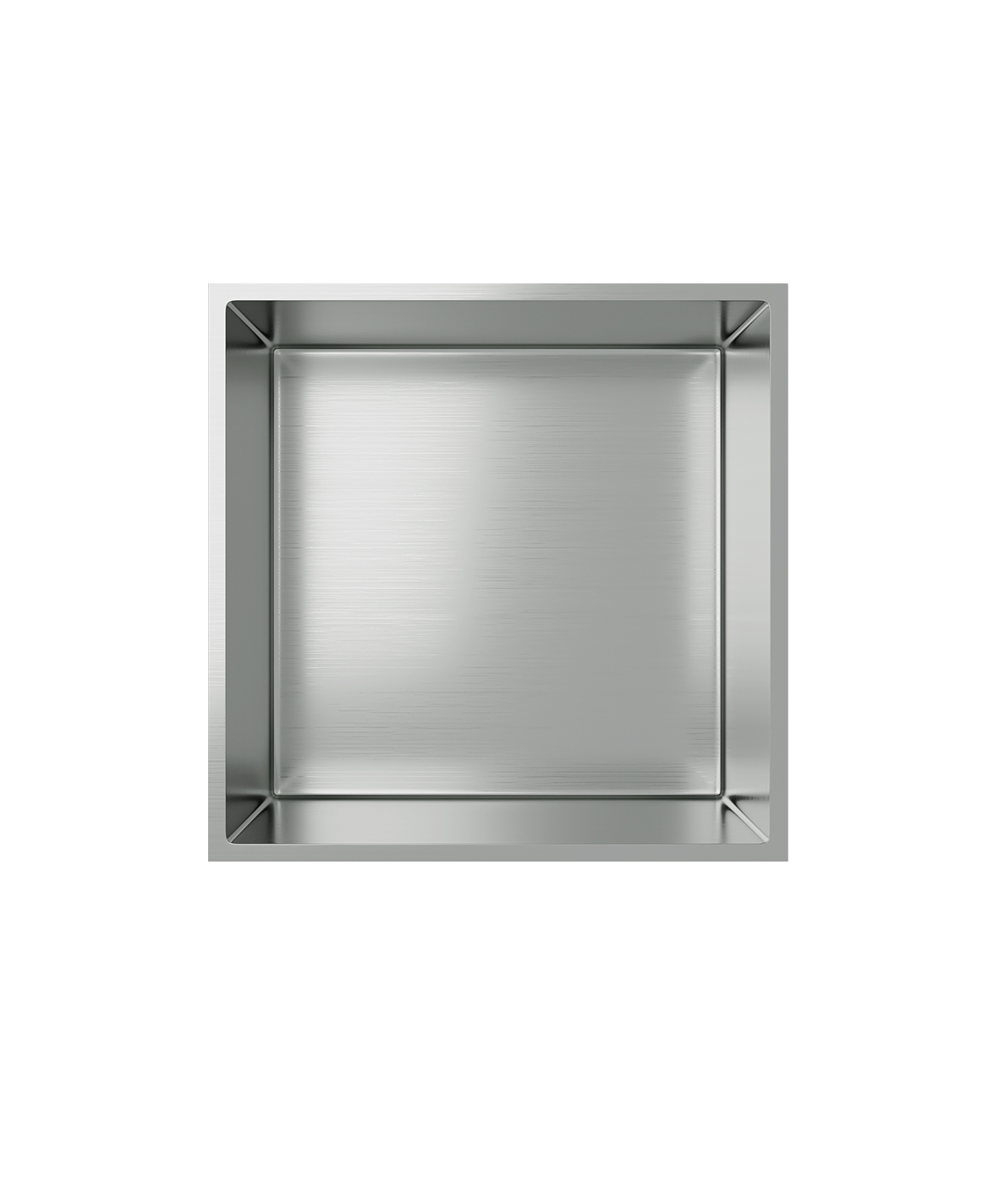 ALONI NICHE ENCASTRÉE (300X300X100MM) - ACIER INOXYDABLE BROSSE