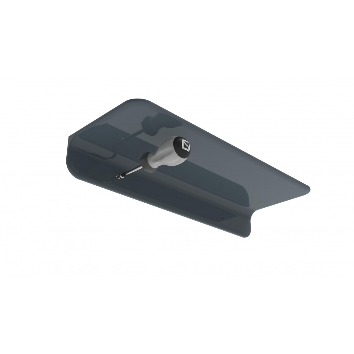 10501 Tablette de douche, Anthracite, à coller