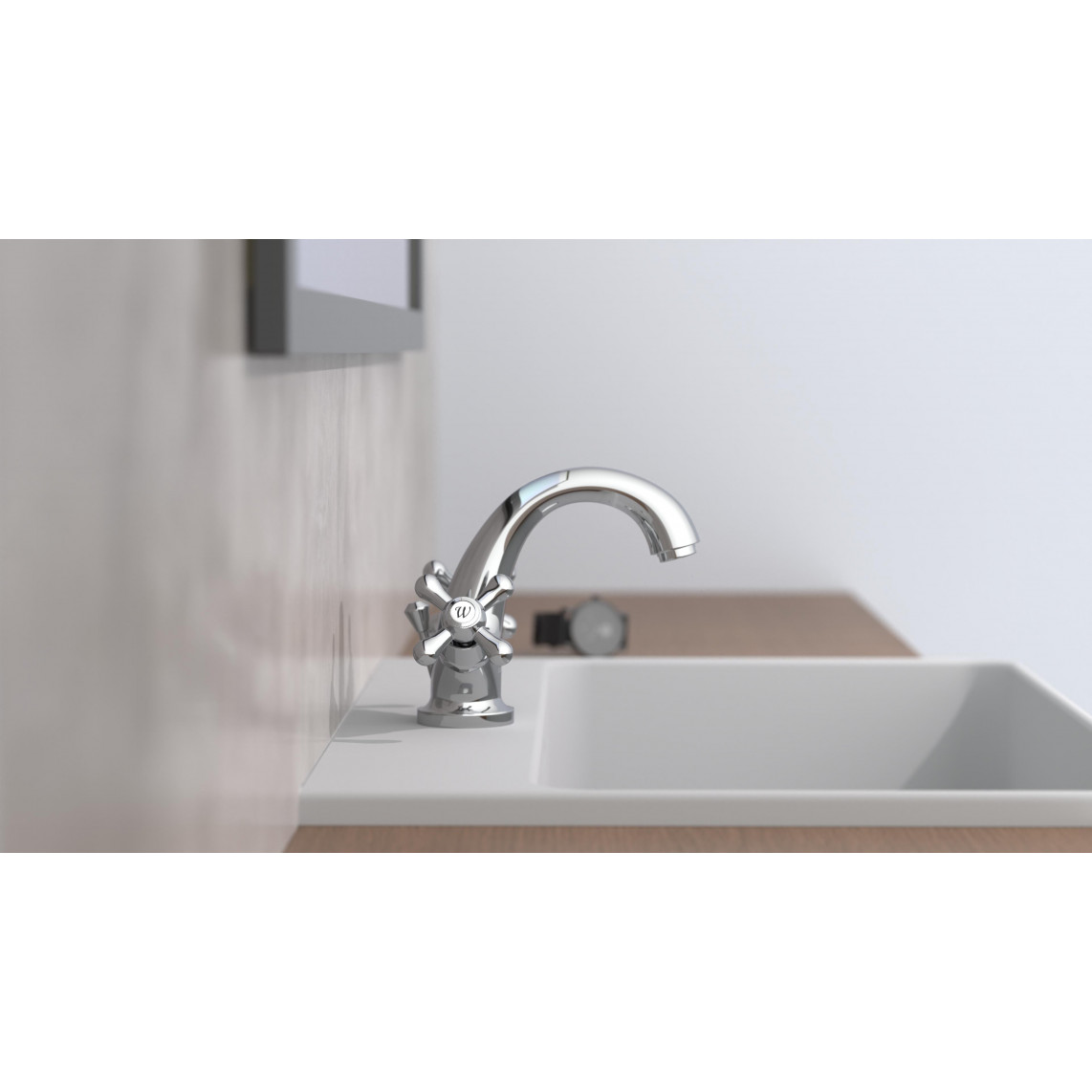 33510 ELK Mitigeur lavabo, chromé