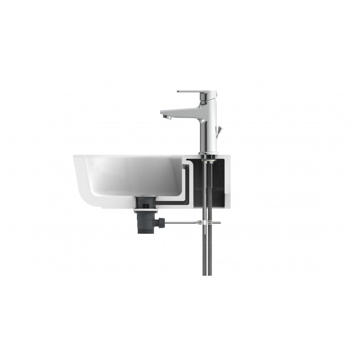 32210 DERBY Mitigeur lavabo, chromé