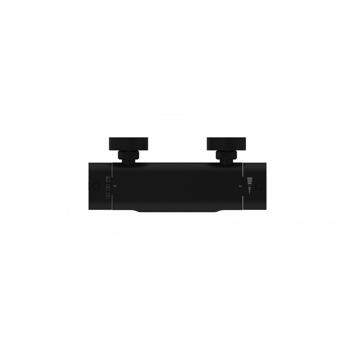 1330090B CARNEO Mitigeur bain/douche, avec bec cascade, noir mat