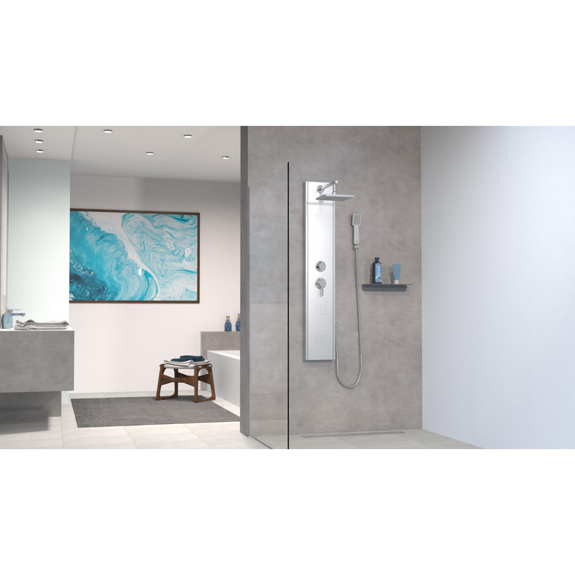 60035 TAHITI Panneau de douche
