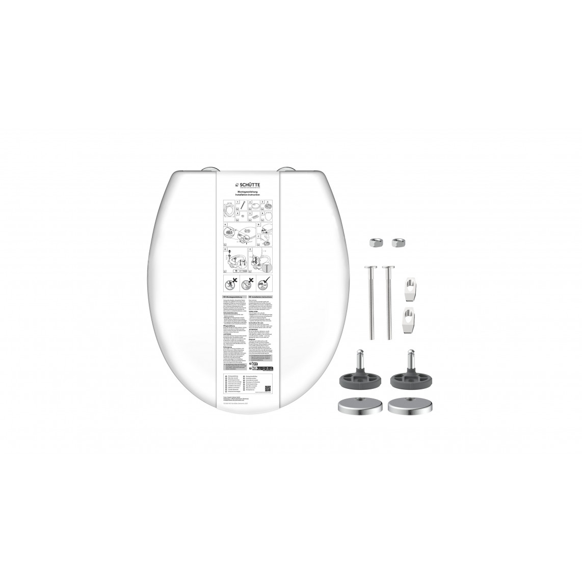 82600 abattant WC en Duroplast WHITE, PREMIUM, avec frein de chute et déclipsable